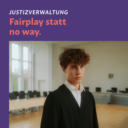 Ausbildung oder Studium in der Justizverwaltung